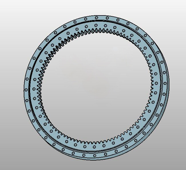 ZR1.30.1140.400-2RPPN ISB cross roller inner gear 99 teeth slewing bearing