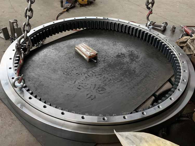 Kato HD400 excavator slewing ring swing bearing