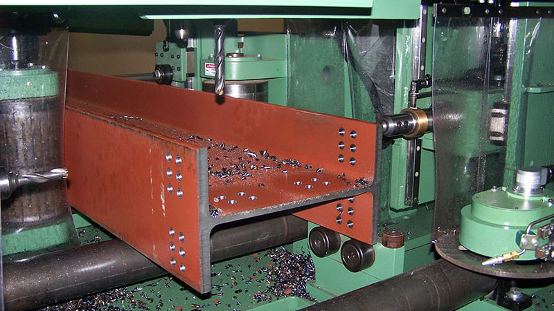 Líneas de taladrado de vigas CNC
