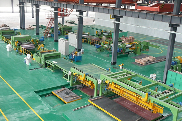 Línea de corte longitudinal en Tianjin Angang