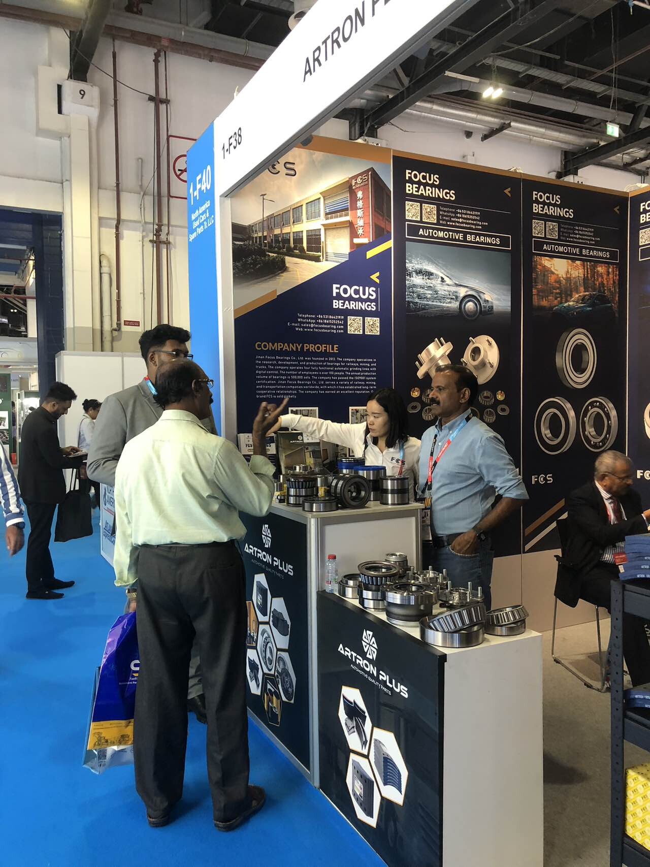 Jinan Focus Bearing Co., Ltd. participates in AUTOMECHANIK exhibition in Dubai