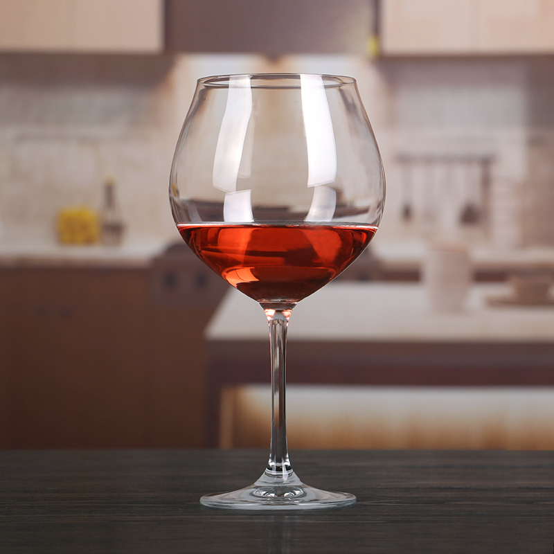 4 Large Burgundy Cups