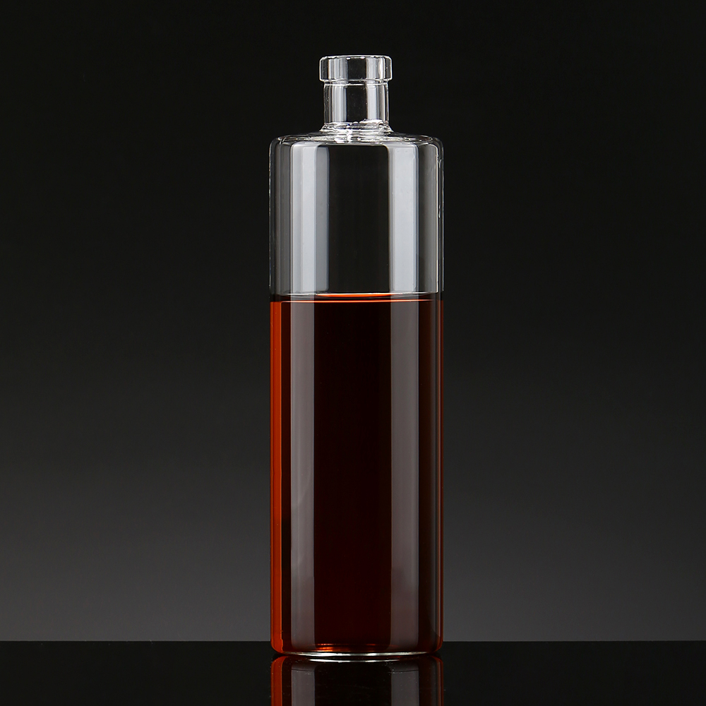 Cylindrical flask