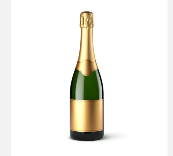 Champagne Bottle 02