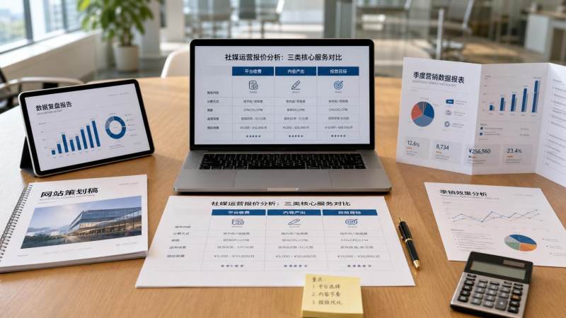 社媒运营报价一般怎么收？按平台、内容量还是投放目标计费