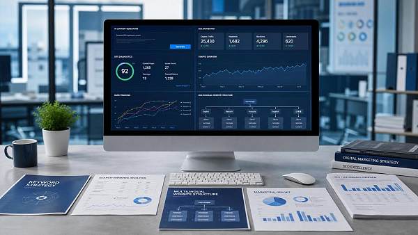 AI+SEO优化服务工具能解决哪些问题？内容生成、诊断与排名跟踪拆解