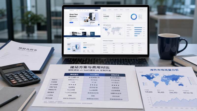 独立站搭建费用大概多少？模板建站、SaaS建站与定制开发报价差异