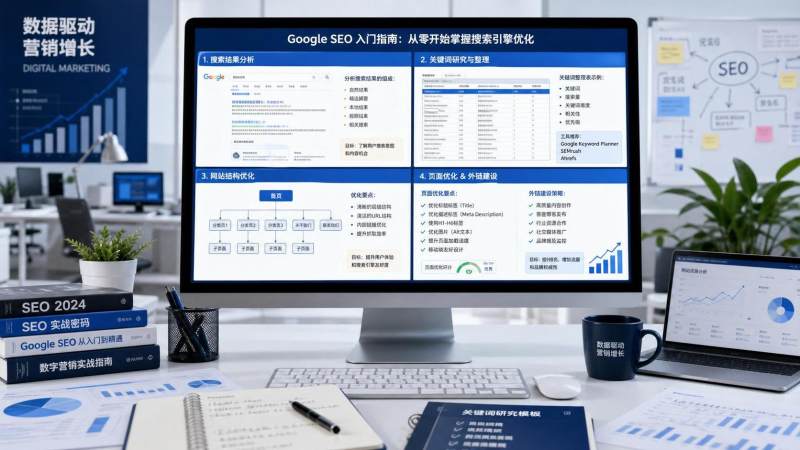 Google SEO怎么入门？从关键词、页面优化到外链建设的基本框架