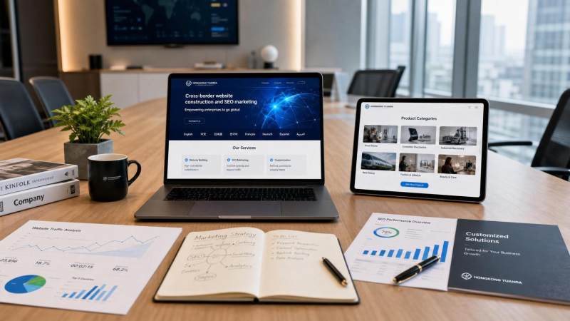 Cross-border SaaS website builder 定制适合哪些企业？模板版与定制版区别