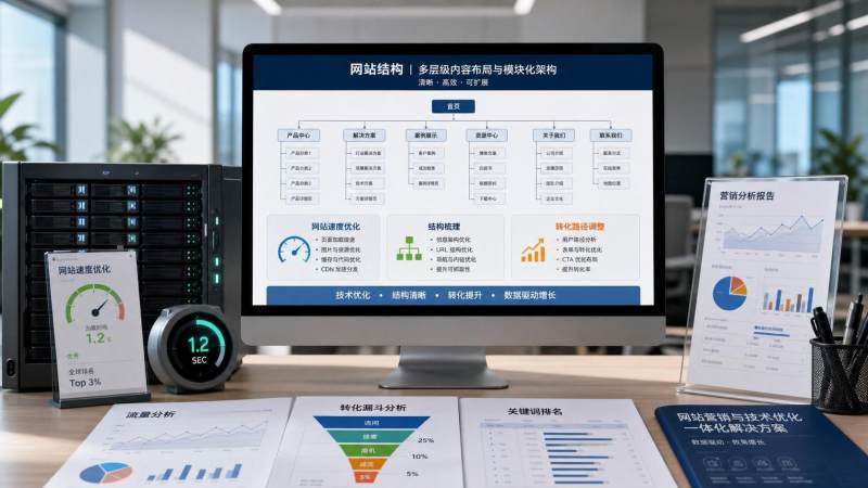 智能建站后如何优化？先做速度、结构还是转化路径调整