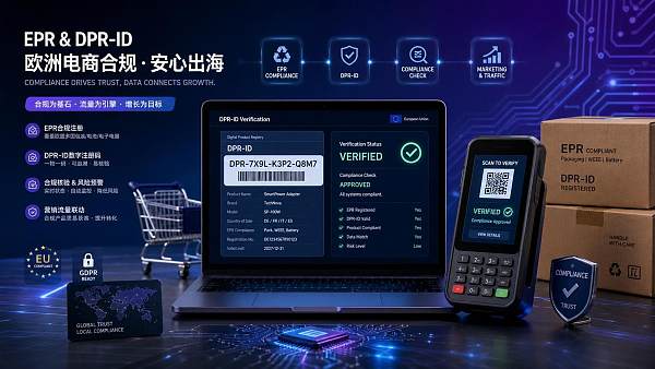欧盟EPR新规升级，独立站结账页须嵌入DPR-ID