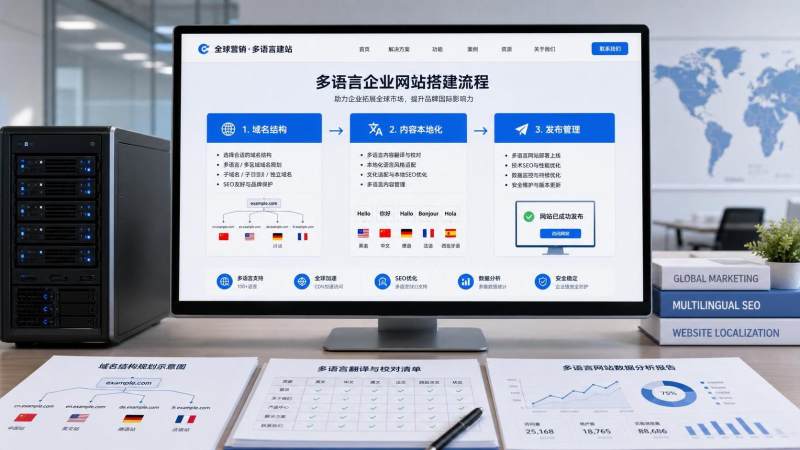 多语言网站搭建流程有哪些？从域名结构到翻译发布的关键步骤