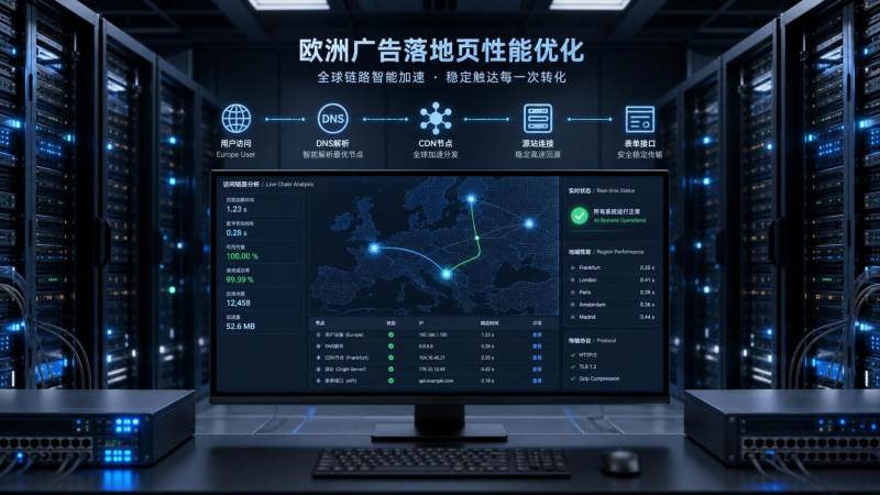 Google Ads代运营欧洲节点访问延迟高怎么办？排查链路与优化方案