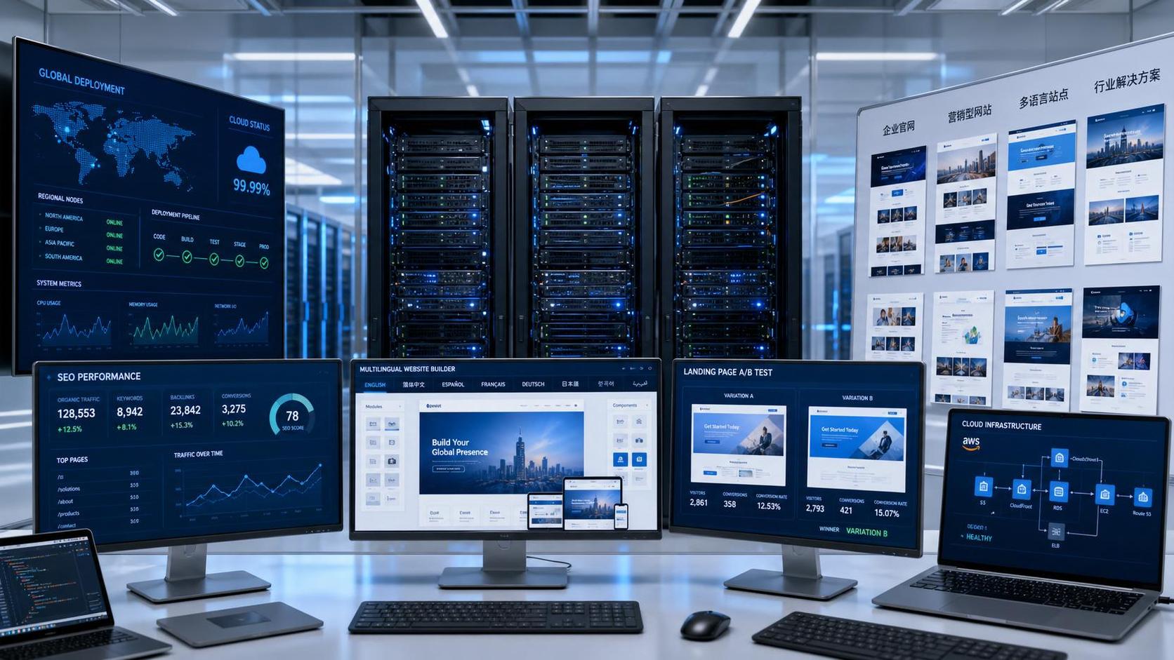 AI-powered site generator platform怎么选?功能架构与部署模式对比 AI-powered site generator platform怎么选?功能架构与部署模式对比