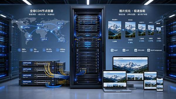 海外网站加速方案怎么选？CDN、图片优化与节点部署怎么搭配