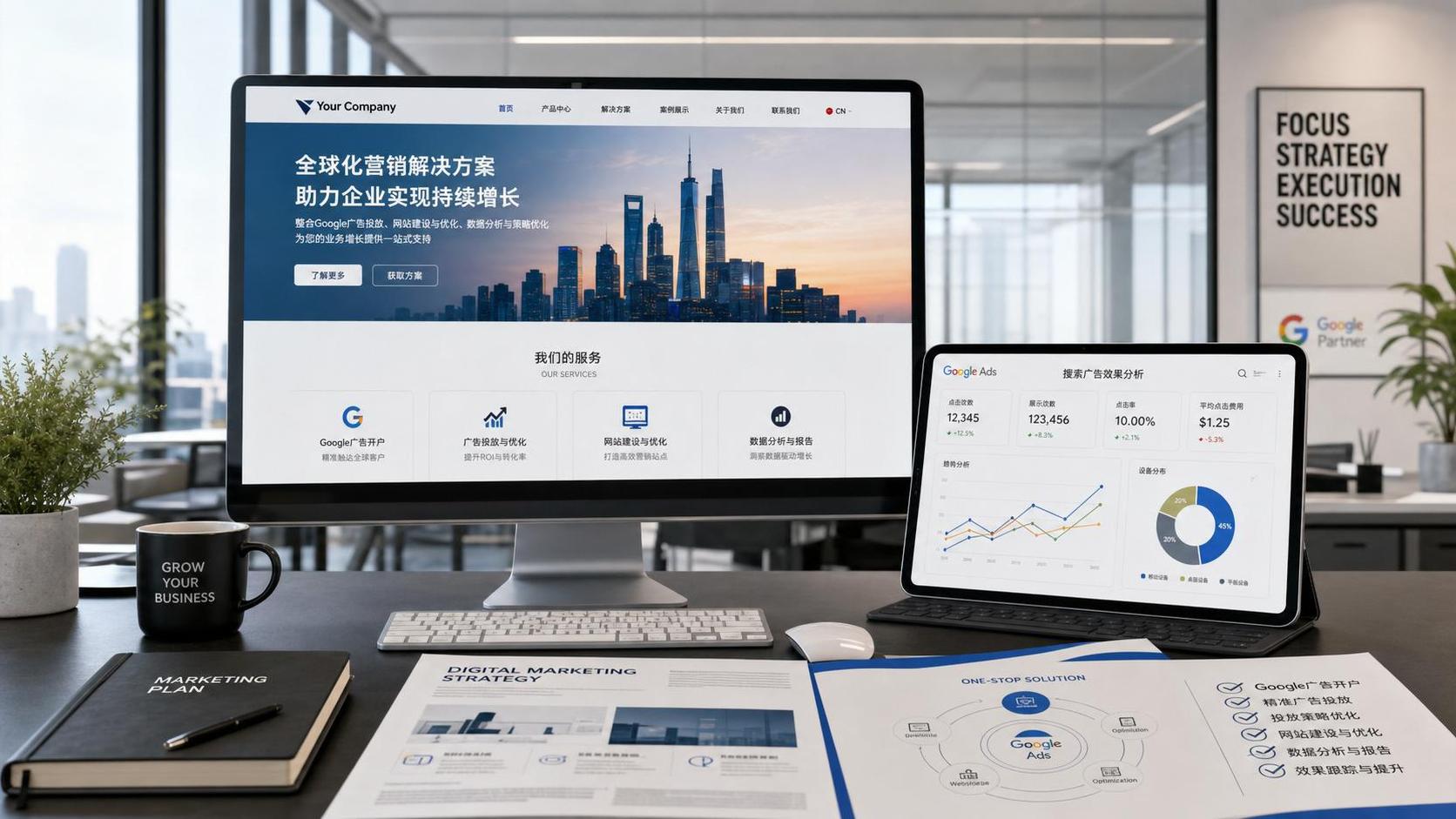 Google广告推广服务包含哪些内容？开户、投放和优化流程说明