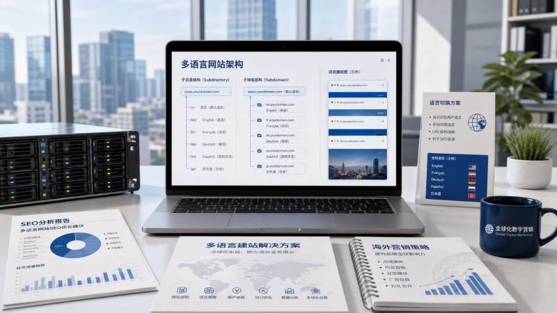 AI网站翻译语言路径怎么设置？子目录、子域名与SEO影响对比