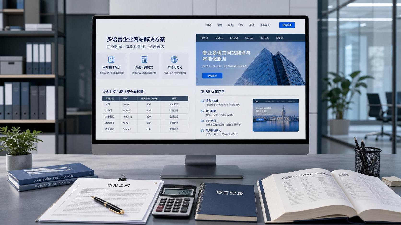 B2B网站翻译价格怎么计算？按语种、字数还是页面收费更合理