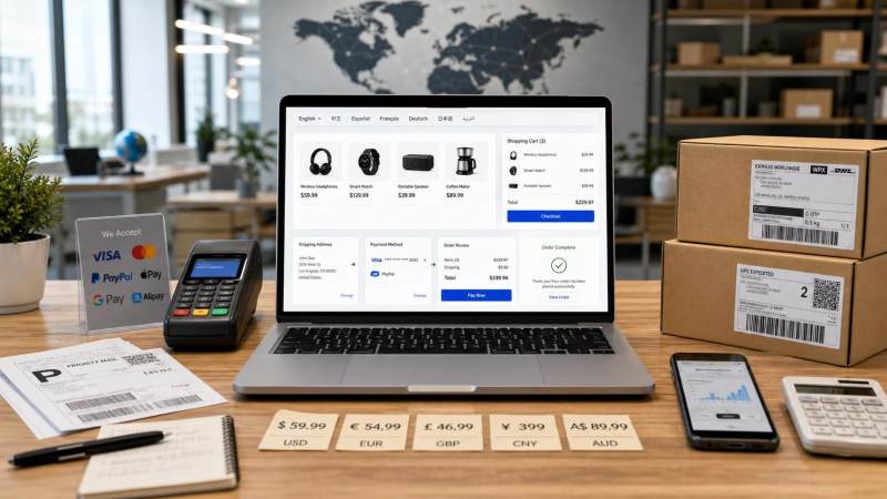 跨境商城建设公司怎么评估？先看支付、物流与多语言能力是否匹配