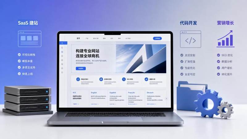 SaaS建站和自建代码哪个更划算