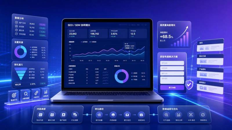 B2B搜索引擎营销询盘转化怎么提升