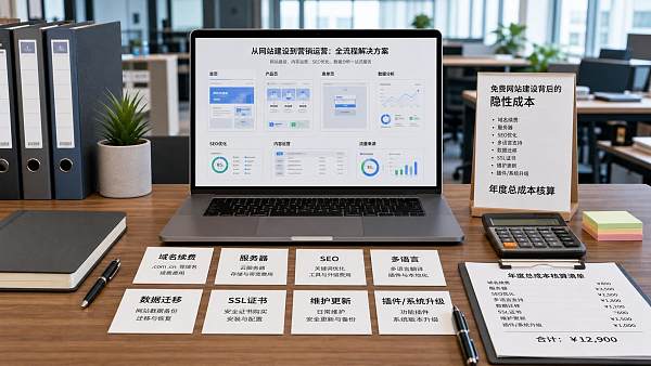 免费网站建设方案能省多少钱，后期常见隐性成本有哪些