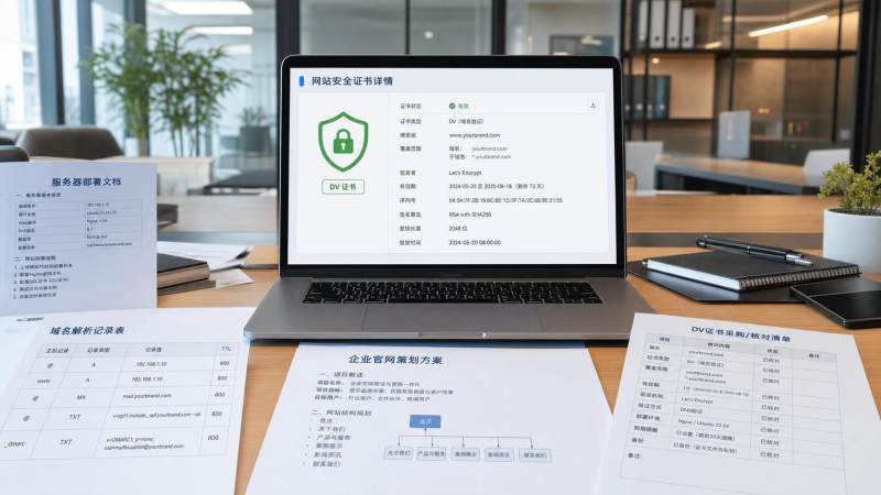 dv zertifikat采购前要核对什么，证书范围和有效期怎么查