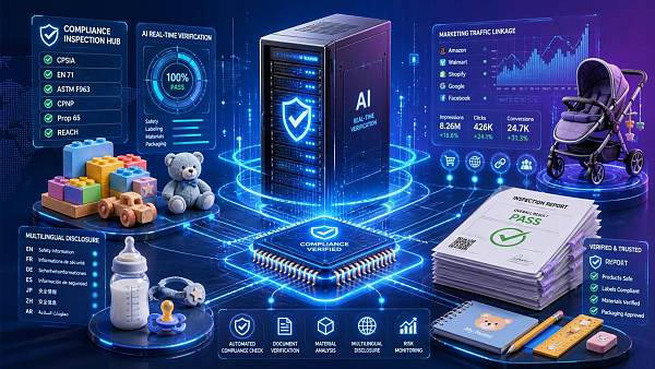 美国CPSC新规生效：儿童产品B2B站点需接入AI合规校验
