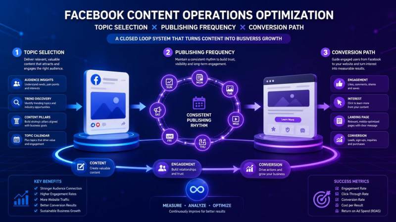 Facebook内容运营没效果？先修正选题、频率和转化路径