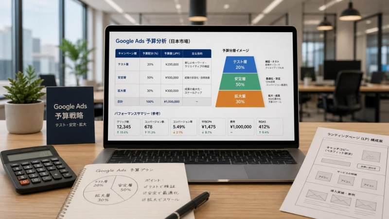Google Ads日本市场预算怎么分才更稳