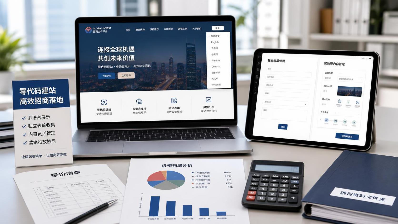 零代码项目招商加盟多语言支持价格怎么算