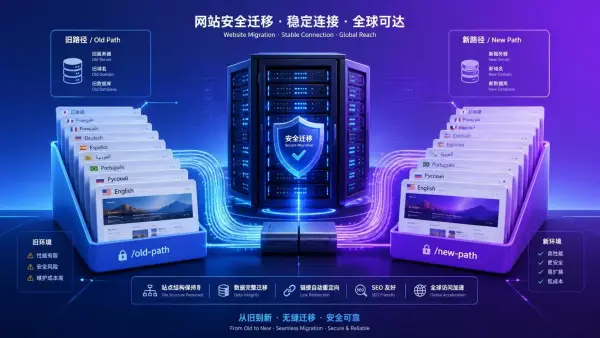 多语言外贸网站改版后怎么迁移URL不丢收录