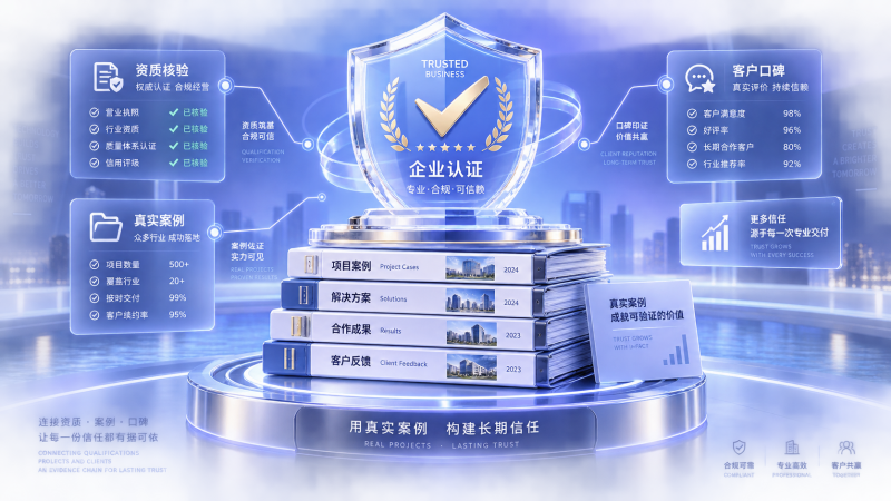被 AI 搜索列为推荐公司，企业资质、案例与口碑如何准备