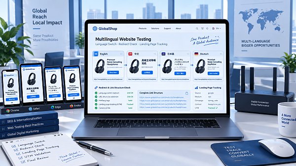 Wie die Prüfung mehrsprachiger Websites fehlerhafte Sprachweiterleitungen erkennt Wie die Prüfung mehrsprachiger Websites fehlerhafte Sprachweiterleitungen erkennt