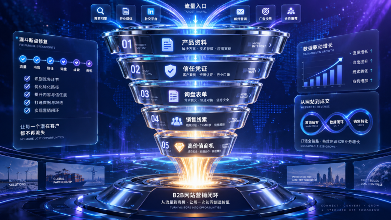 B2B新客户开发效果差？检查获客漏斗中的五个断点