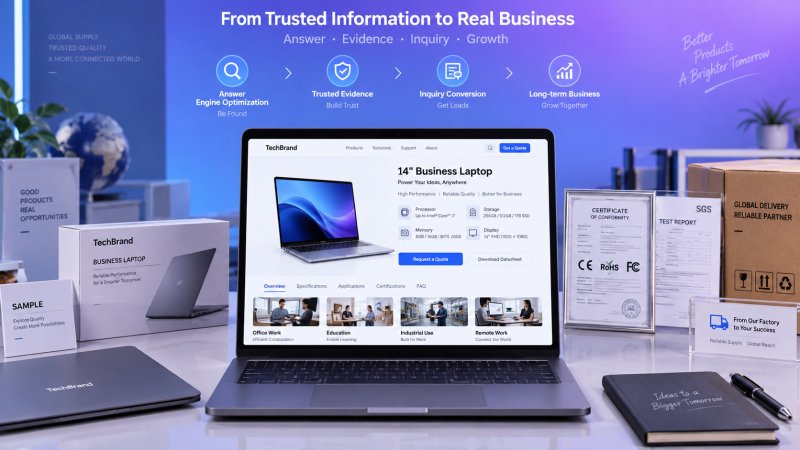 用答案引擎优化提升产品页转化率的页面结构与证据设计