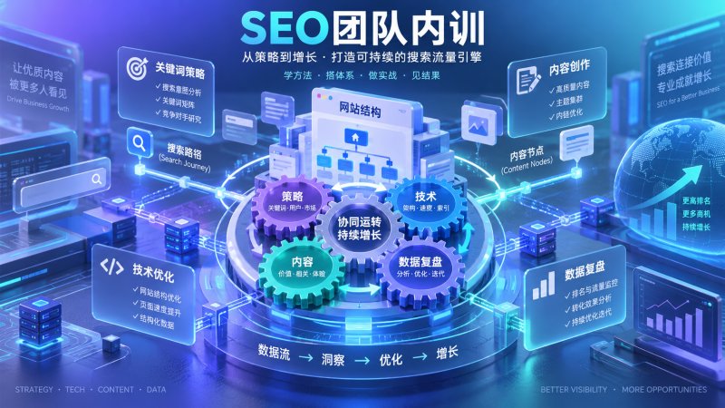 Google SEO培训课程怎么选：适合团队内训的能力框架