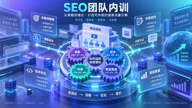 Google SEO培训课程怎么选：适合团队内训的能力框架