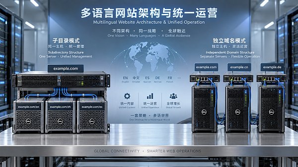 ¿Qué es más conveniente para un sitio web multilingüe: utilizar dominios independientes o subdirectorios?
