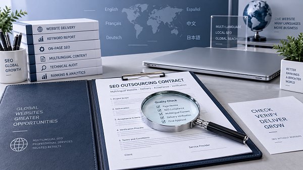 多语言网站SEO外包合同应约定哪些验收指标？