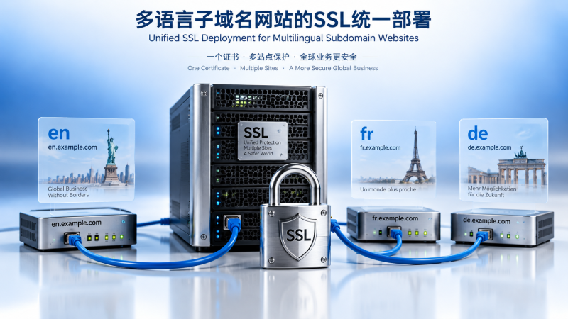 多语言网站使用子域名，该买哪种SSL证书？