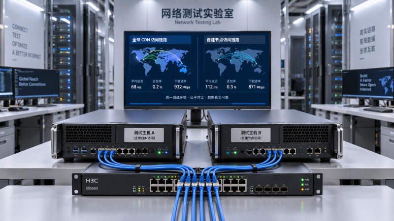 全球CDN和自建节点的延迟差距该怎么测？