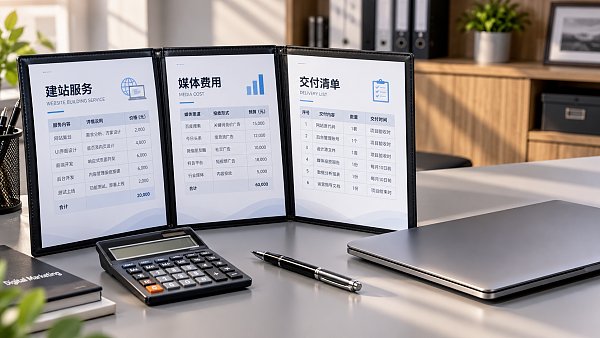 数字营销报价单怎么看？服务范围、媒体费用与交付项拆解