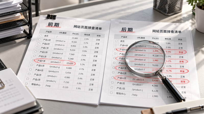SEO流量突然下降，如何定位受影响的页面？
