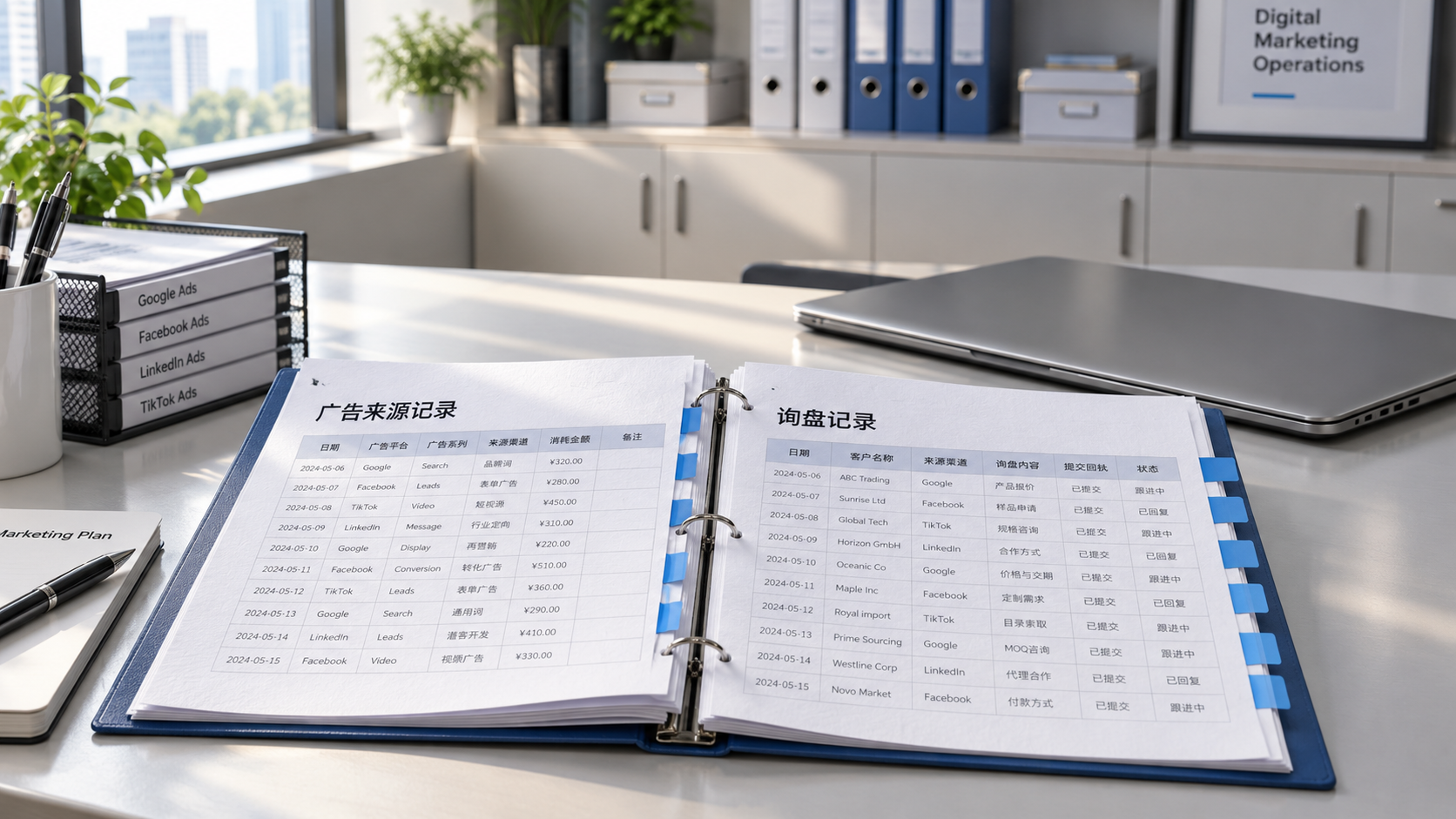 网站数据分析平台如何追踪询盘的广告来源？