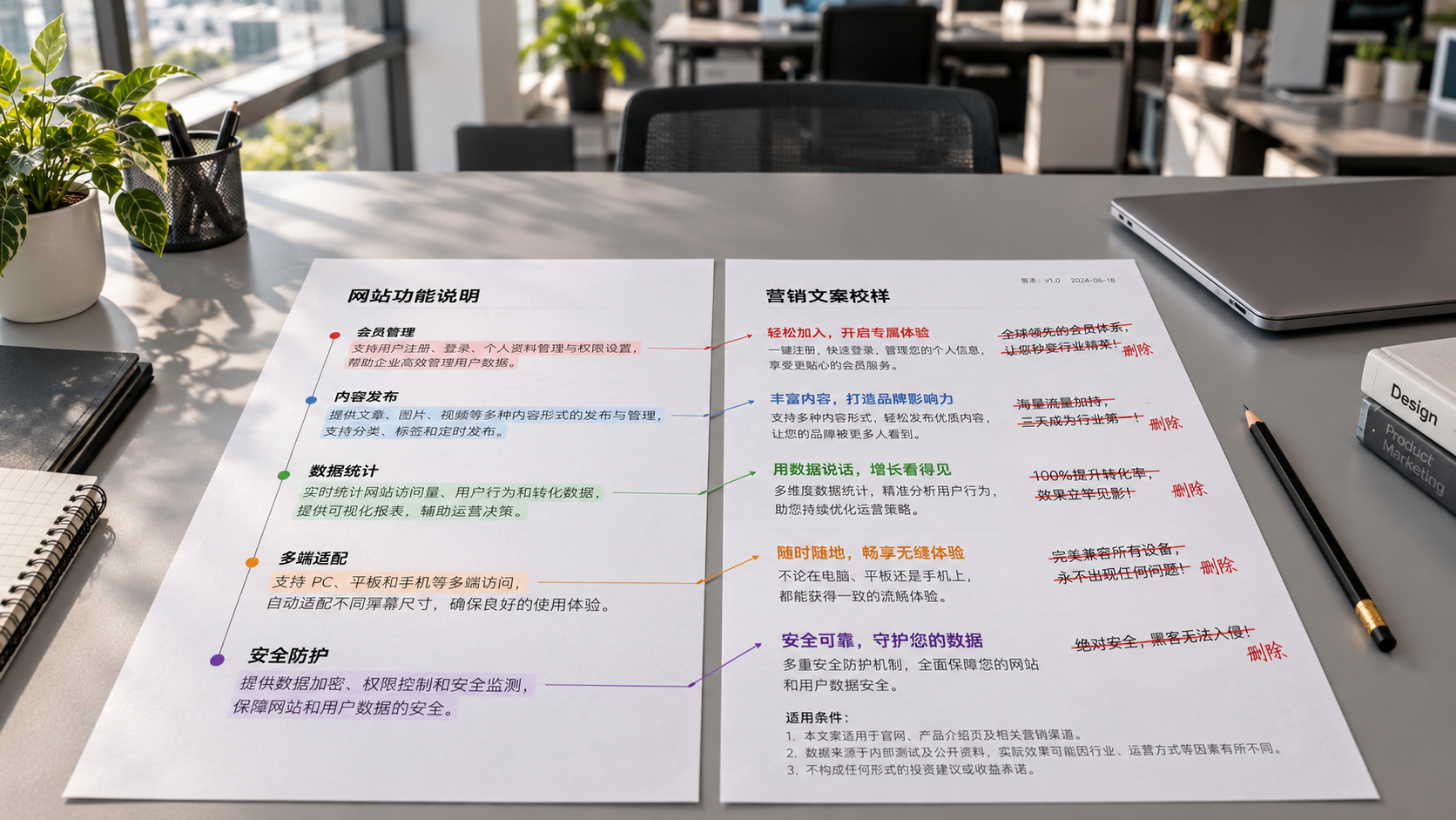 营销型网站用AI生成内容，如何避免卖点失真？