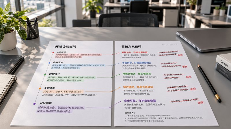 マーケティングサイトのコンテンツをAIで生成する際、製品やサービスの訴求ポイントが正確に伝わるようにするにはどうすればよいですか？