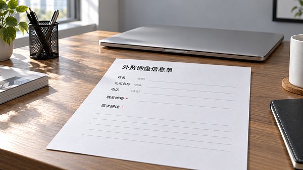 营销型外贸网站的询盘表单该保留哪些字段？