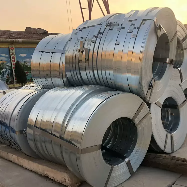 S220 0.8mm Z40g width 30mm-850mm Galvanized Steel Strip