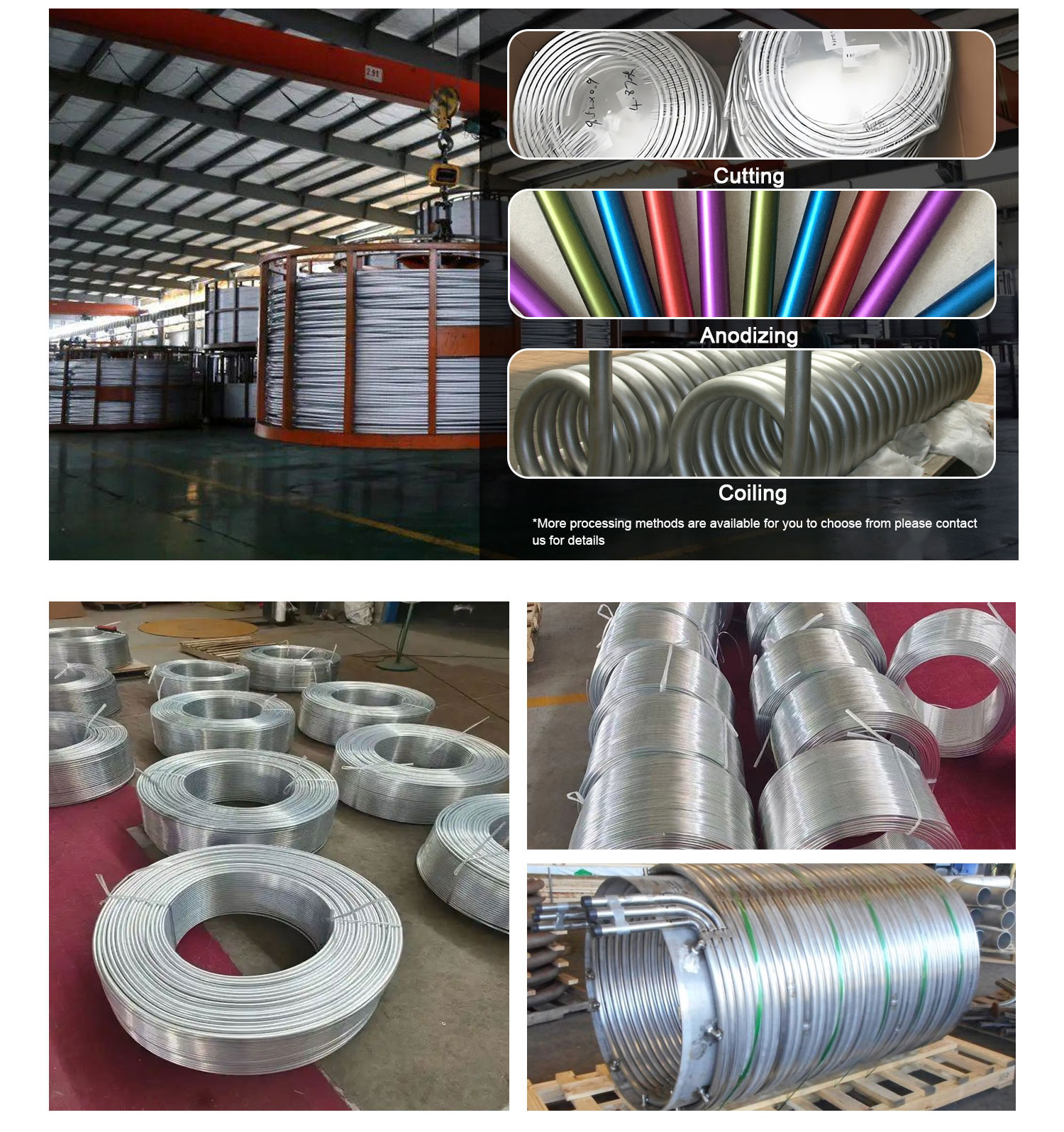 2 Aluminum Tube Pancake Coil